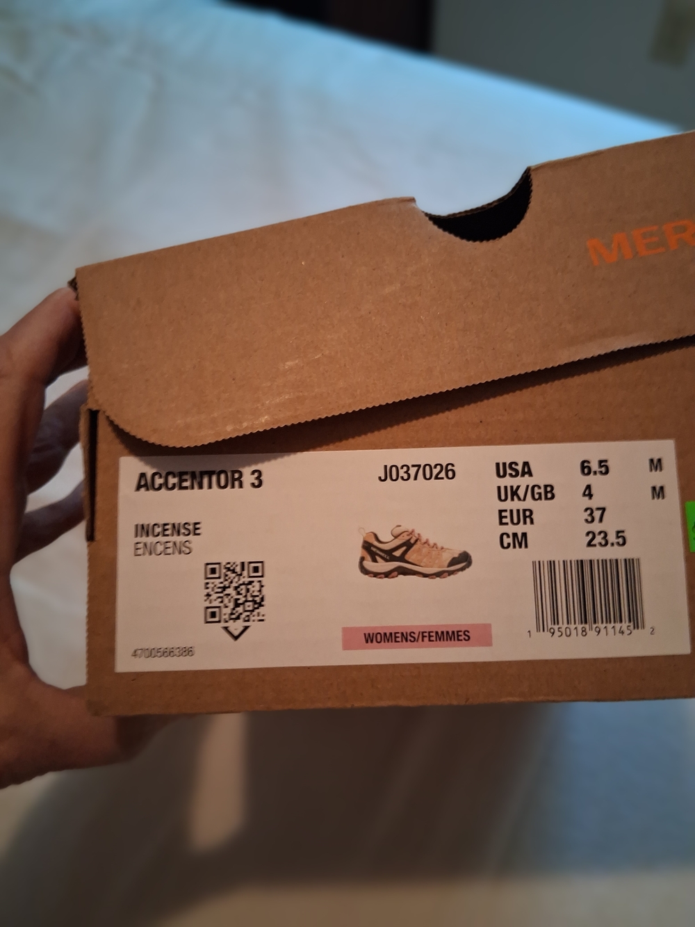 Merrell Accentor 3 Trail Shoe - Incense Brown/Tan